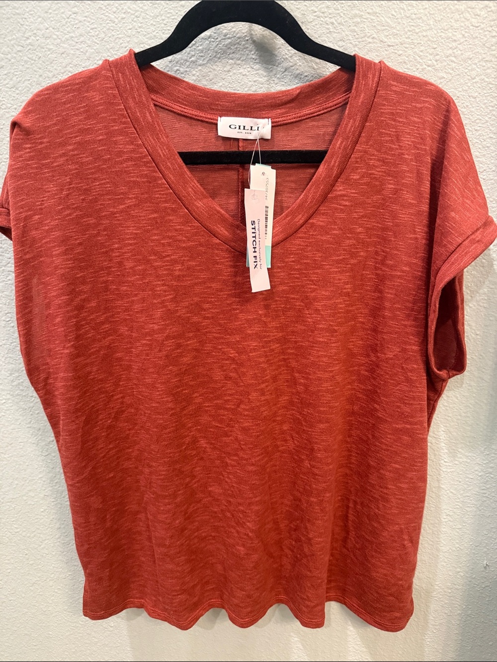 Gilli V-Neck Short Sleeve Tee Large NWT